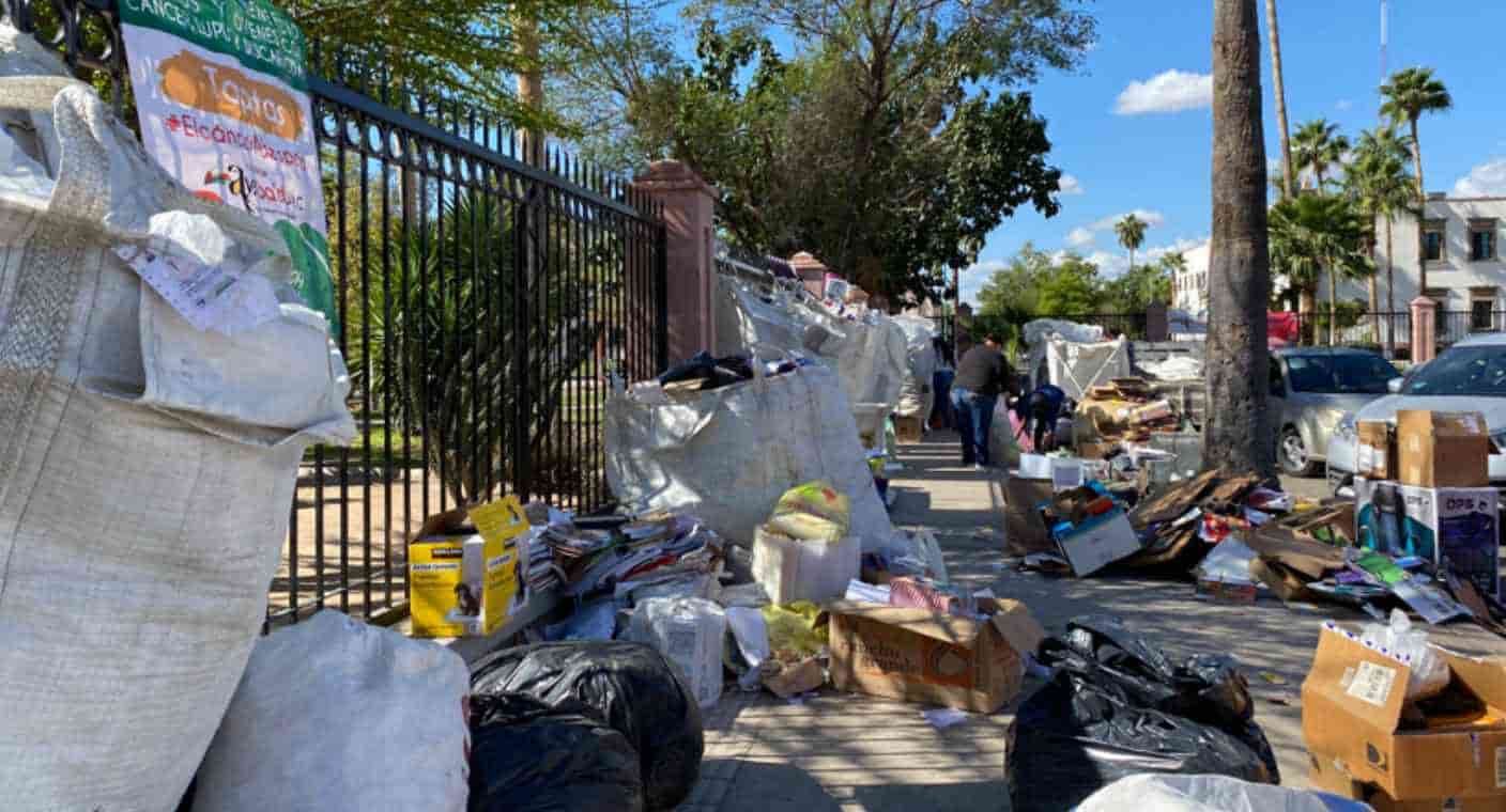 Realizan la colecta Reciclando por Sonrisas en Hermosillo en beneficio de la niña María Julieta, con síndrome de down y leucemia