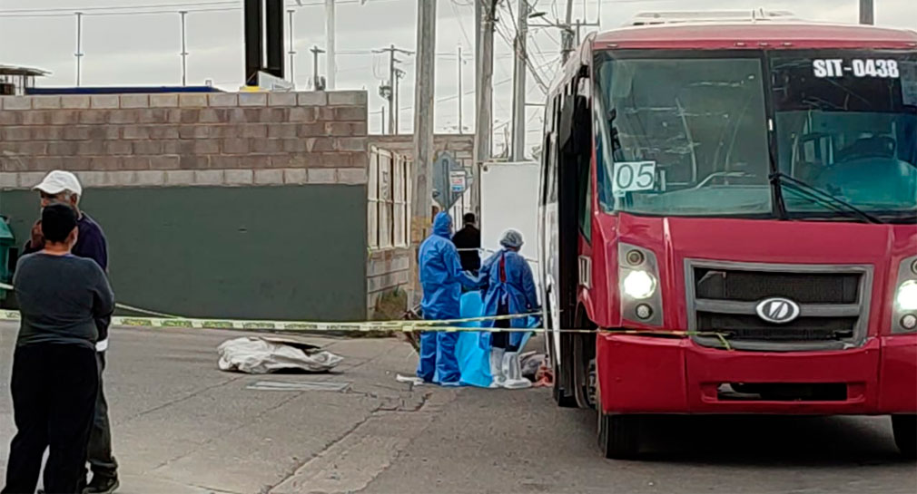 Muere persona arrollada por camión del transporte urbano al norte de Hermosillo