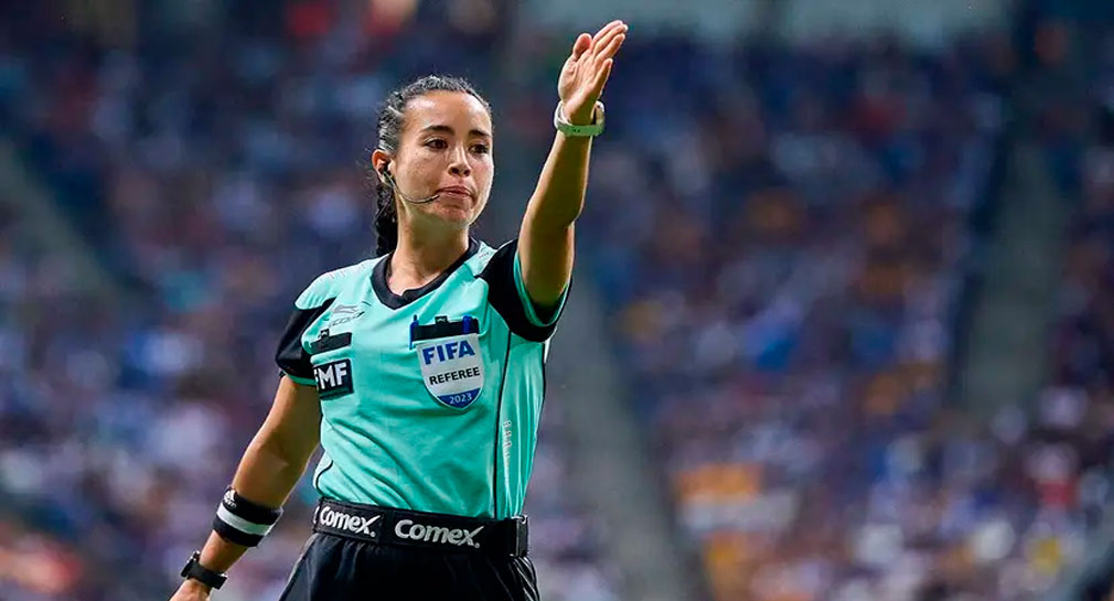 Katia Iztel García hará historia al debutar como árbitra central en Liga MX varonil