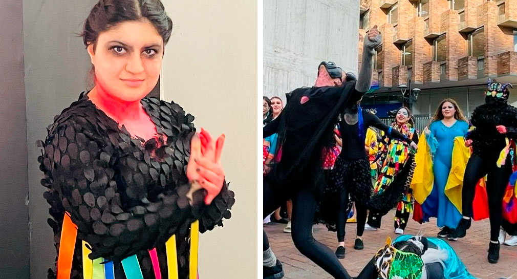 Participan estudiantes de Artes de la Unison en coloquio internacional de teatro y muestran su talento en Colombia