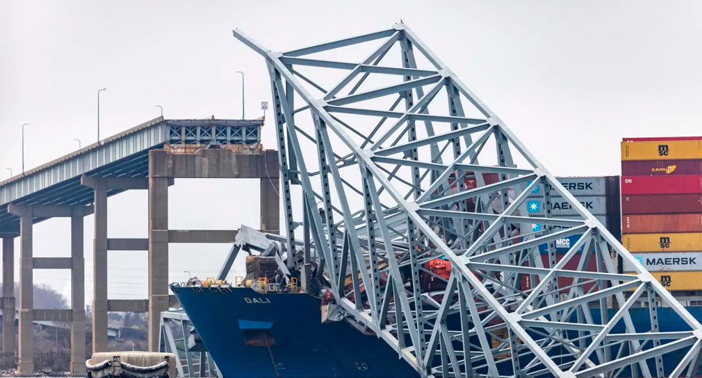 Recuperan cuerpo de una de las víctimas mexicanas del colapso de puente en Baltimore