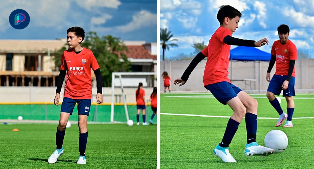 El navojoense Daniel Gómez, de 15 años, representará a México en la Barça Academy World Cup del club español