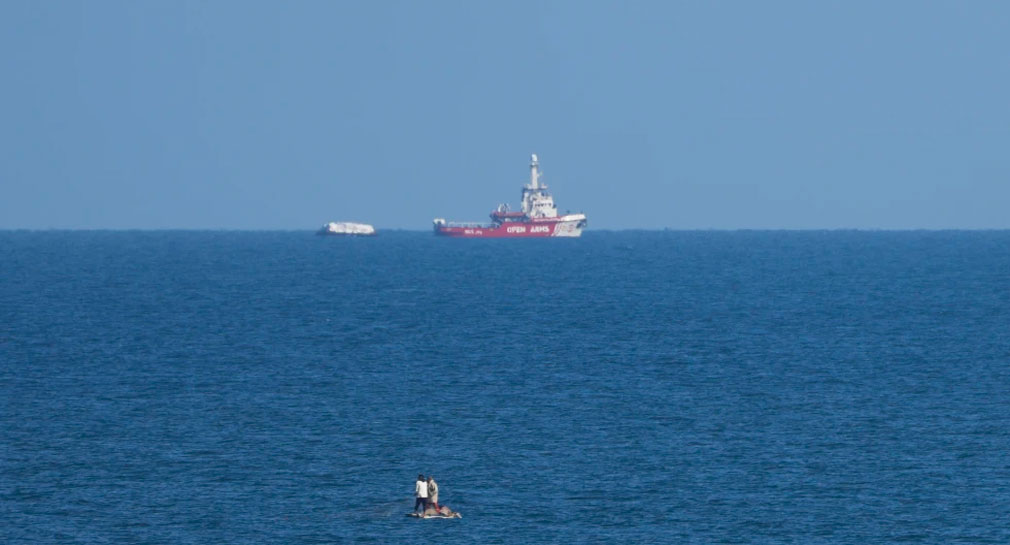 Llega a Gaza primer barco humanitario con 200 toneladas de ayuda