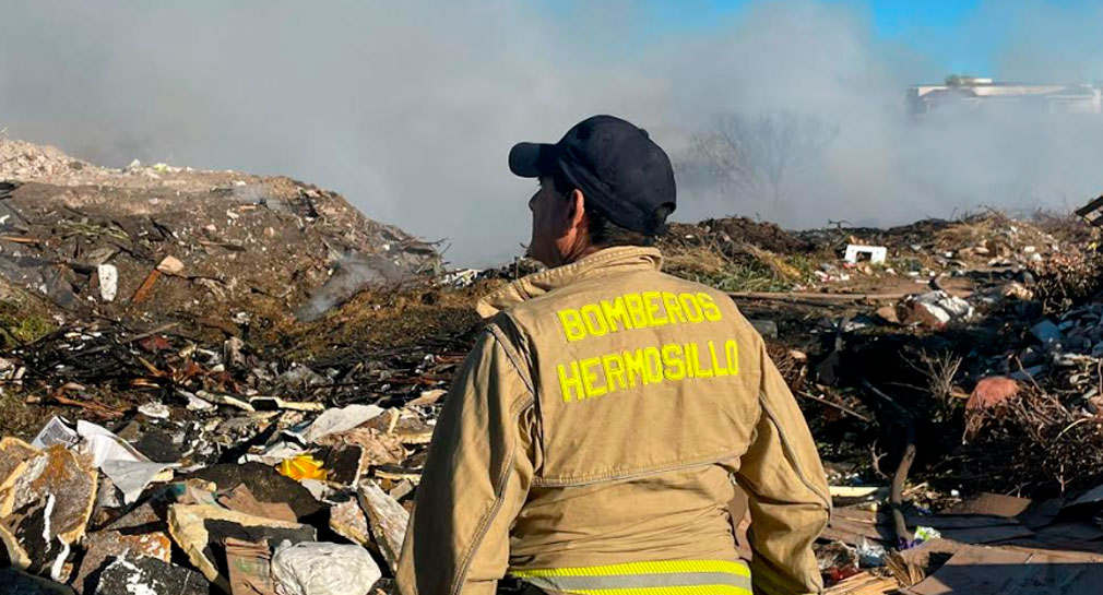 Van 615 incendios hasta el 12 de marzo del 2024 en Hermosillo, la mayoría provocados por quema de basura o zacate: Bomberos