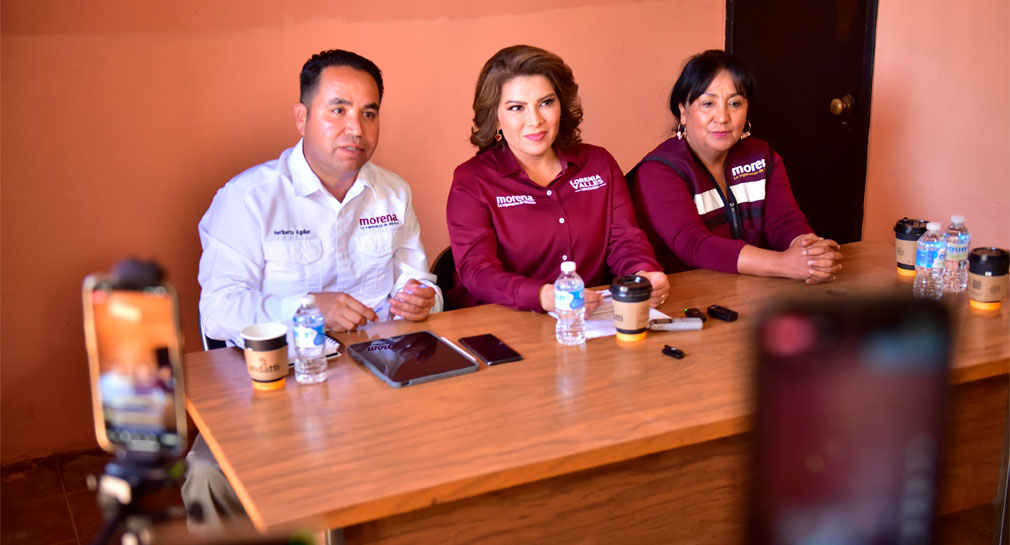 Visita Etchojoa Lorenia Valles, candidata al Senado por Morena, destaca apoyos recibidos para el municipio