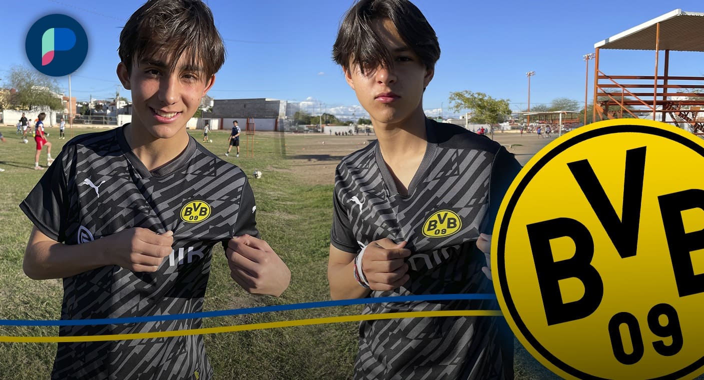 Sebastián Padilla y Luis Vásquez, jóvenes sonorenses, fueron preseleccionados para jugar futbol en Alemania con el equipo Borussia Dortmund