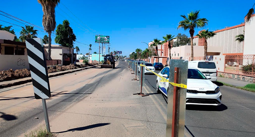 Continuará cerrada hasta el 15 de marzo tramo entre Campodónico y Marsella, en Hermosillo, por trabajos de rehabilitación