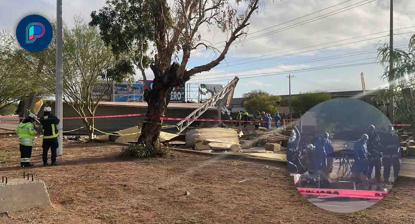 Muere conductor de tractocamión tras volcamiento al norte de Hermosillo