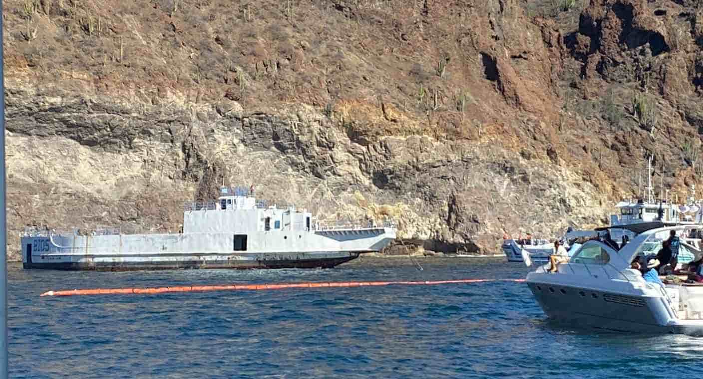 Este es el buque ‘Suchiate’, el 2do barco que hundirán para crear el arrecife más grande de Latinoamérica en San Carlos, Sonora