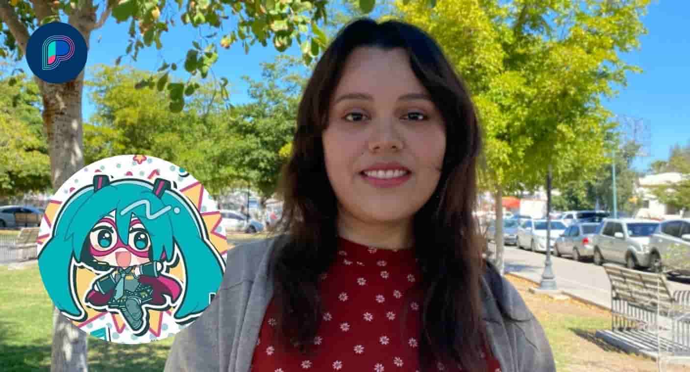 Irask, diseñadora gráfica sonorense, colaboró con la empresa japonesa Crypton en la ilustración de mercancía para una “idol” virtual