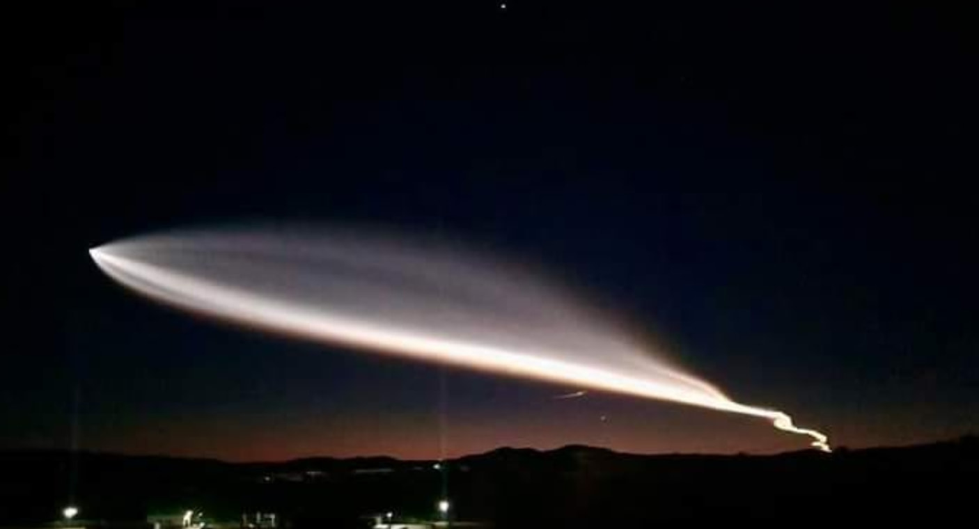 Captan en Hermosillo el lanzamiento del cohete Falcon 9 de Elon Musk (VIDEO)