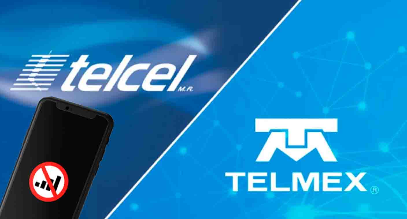 Reportan fallas en servicios de Telcel y Telmex a nivel nacional