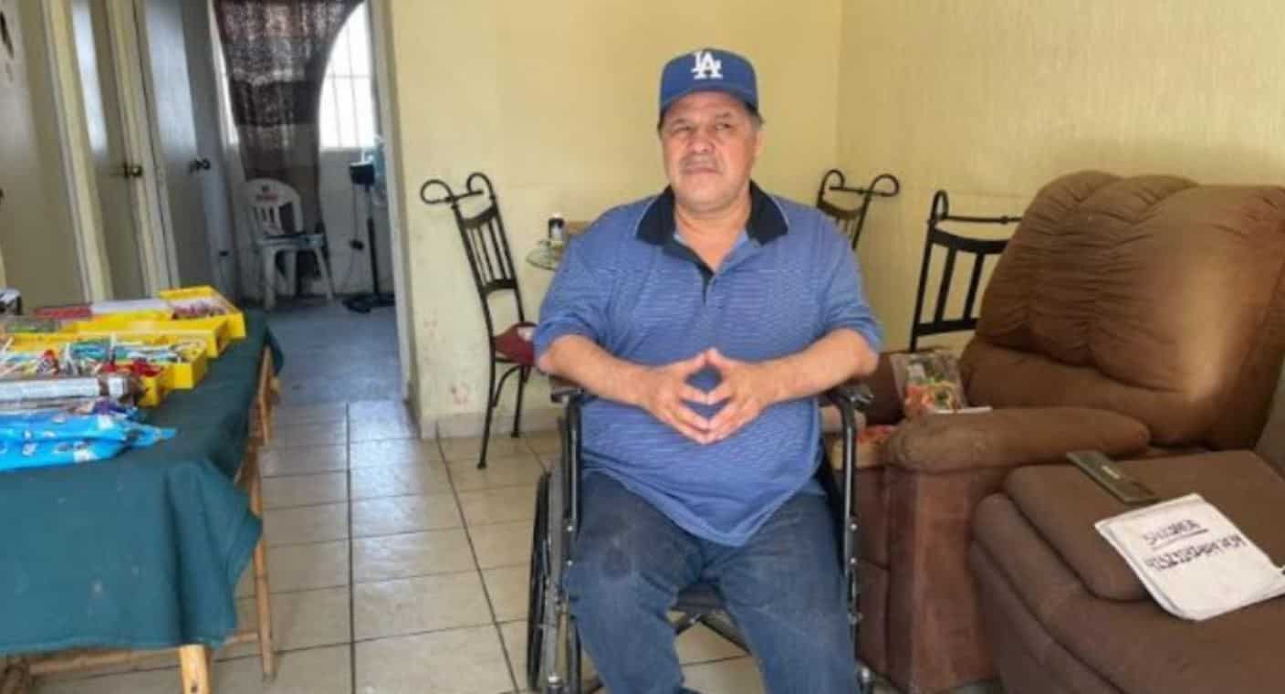 Sin una pierna y a punto de perder la vista, Fernando Pluneda busca apoyo para pagar cirugía y seguir como taxista, en Hermosillo