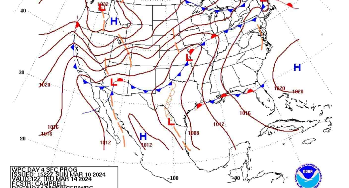 Prevén frente frío para esta semana con posibles tormentas aisladas en el centro y norte de Sonora