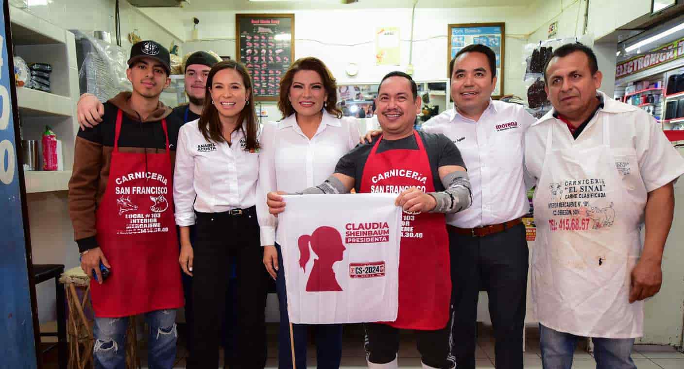 Reiteran Lorenia Valles y Heriberto Aguilar, candidatos al Senado por Morena, apoyo de reformas de AMLO desde Cajeme