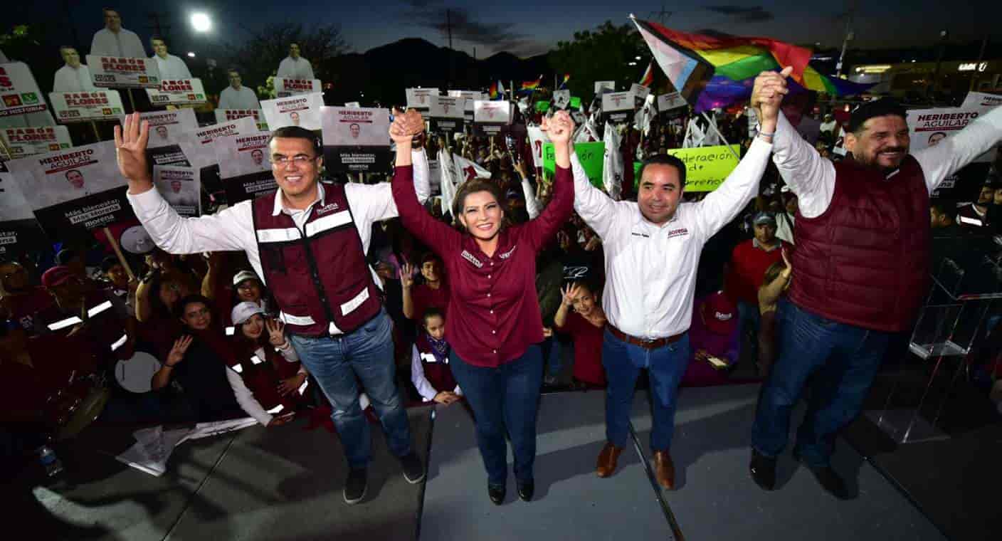 Se reúnen Lorenia Valles y Heriberto Aguilar, candidatos al Senado por Morena, con ciudadanos en Guaymas; se comprometen a trabajar por ciudadanos