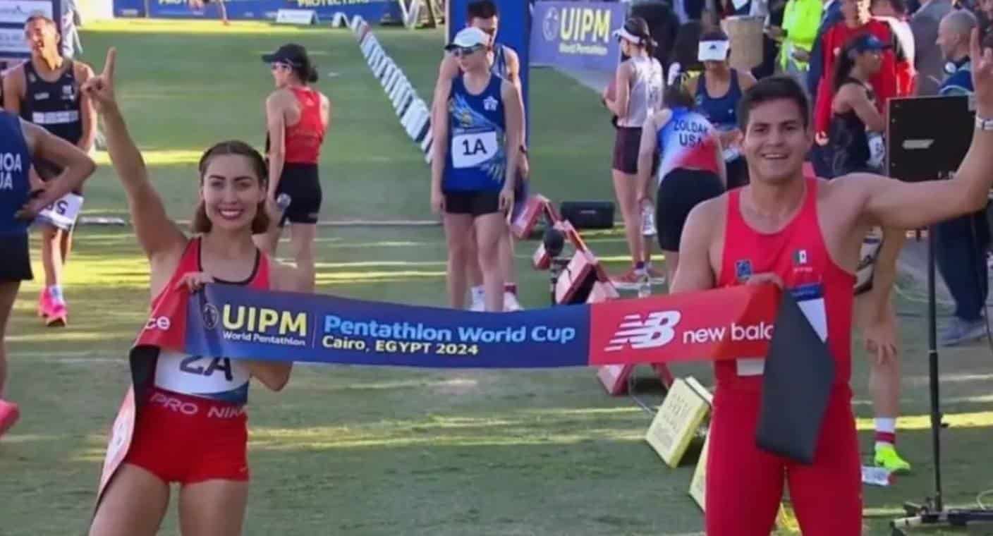 Mariana Arceo y Duilio Carrillo, de México, ganan oro en Mundial de Pentatlón