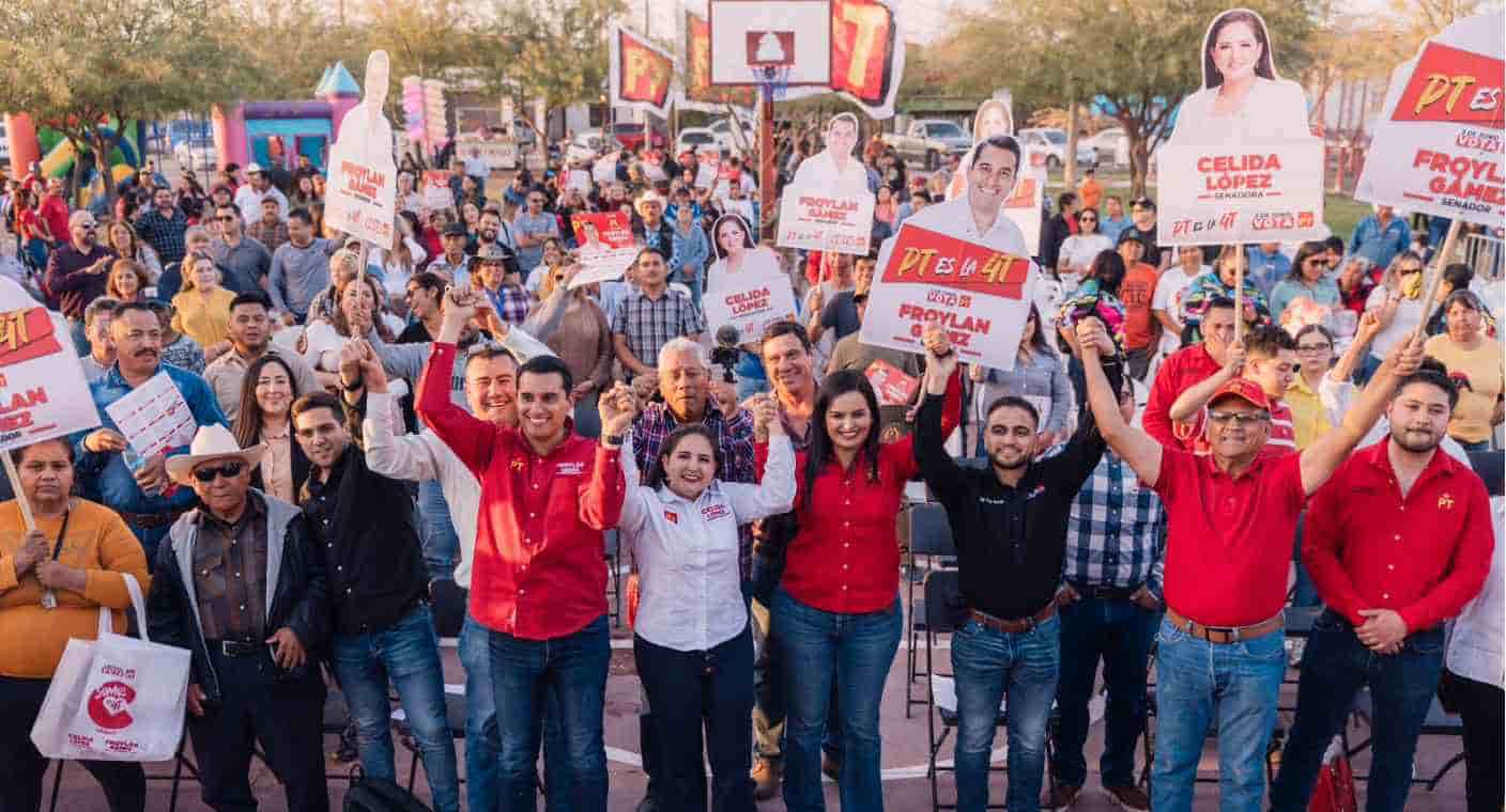 En Caborca, Llaman Celida López y Froylán Gámez a no permitir el regreso de la corrupción a Sonora