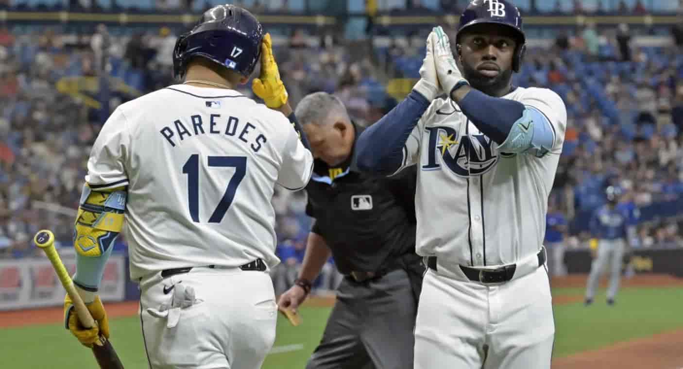 Randy Arozarena e Isaac Paredes sonaron jonrón pero Tampa Bay cae ante Toronto