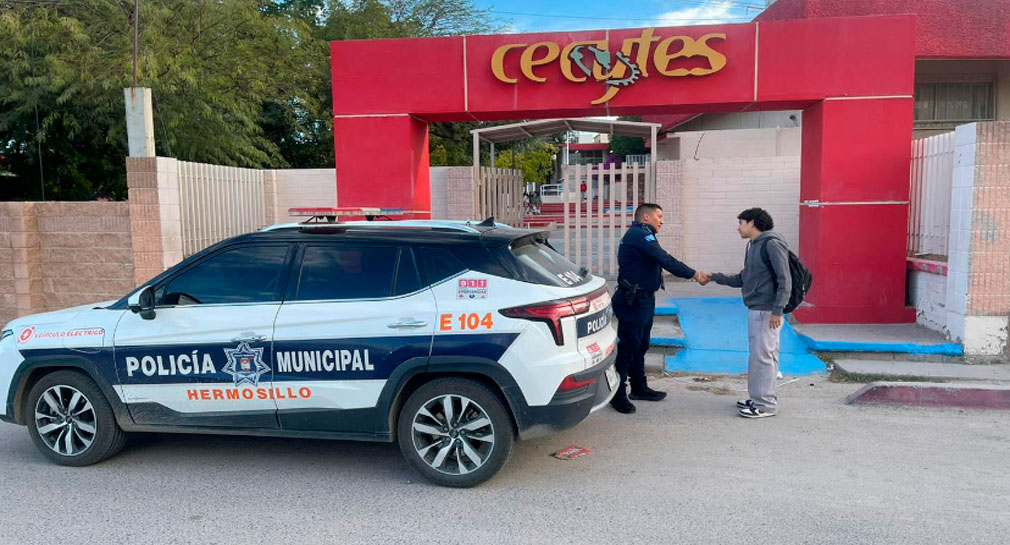 Baja afluencia vehicular se presentó en Hermosillo en este regreso a clases: Tránsito Municipal