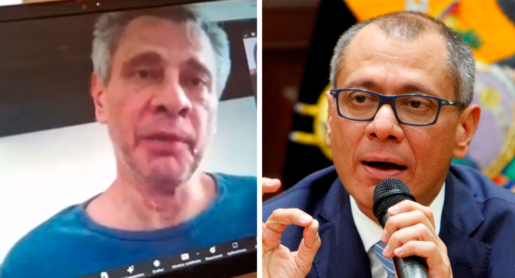 Reaparece Jorge Glas, exvicepresidente de Ecuador, y se declara en huelga de hambre