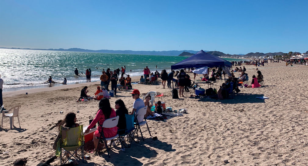 Registra Cruz Roja Hermosillo más de 140 afectados por picadura de aguamala en Bahía de Kino durante el pasado fin de Semana Santa