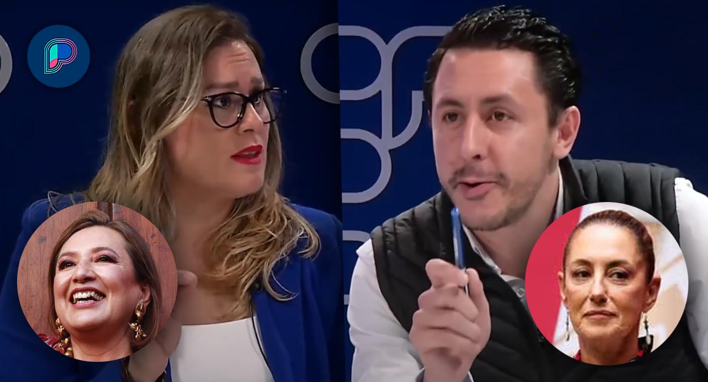 Se dan con todo por estrategia de seguridad de Xóchitl Gálvez y Claudia Sheinbaum en debate de voceros