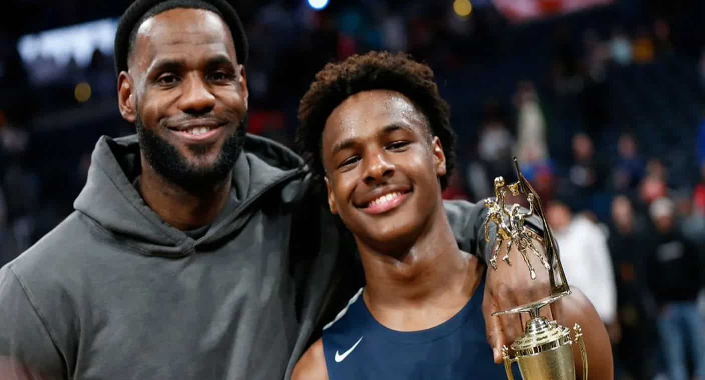 Bronny James se declara elegible para el draft de la NBA