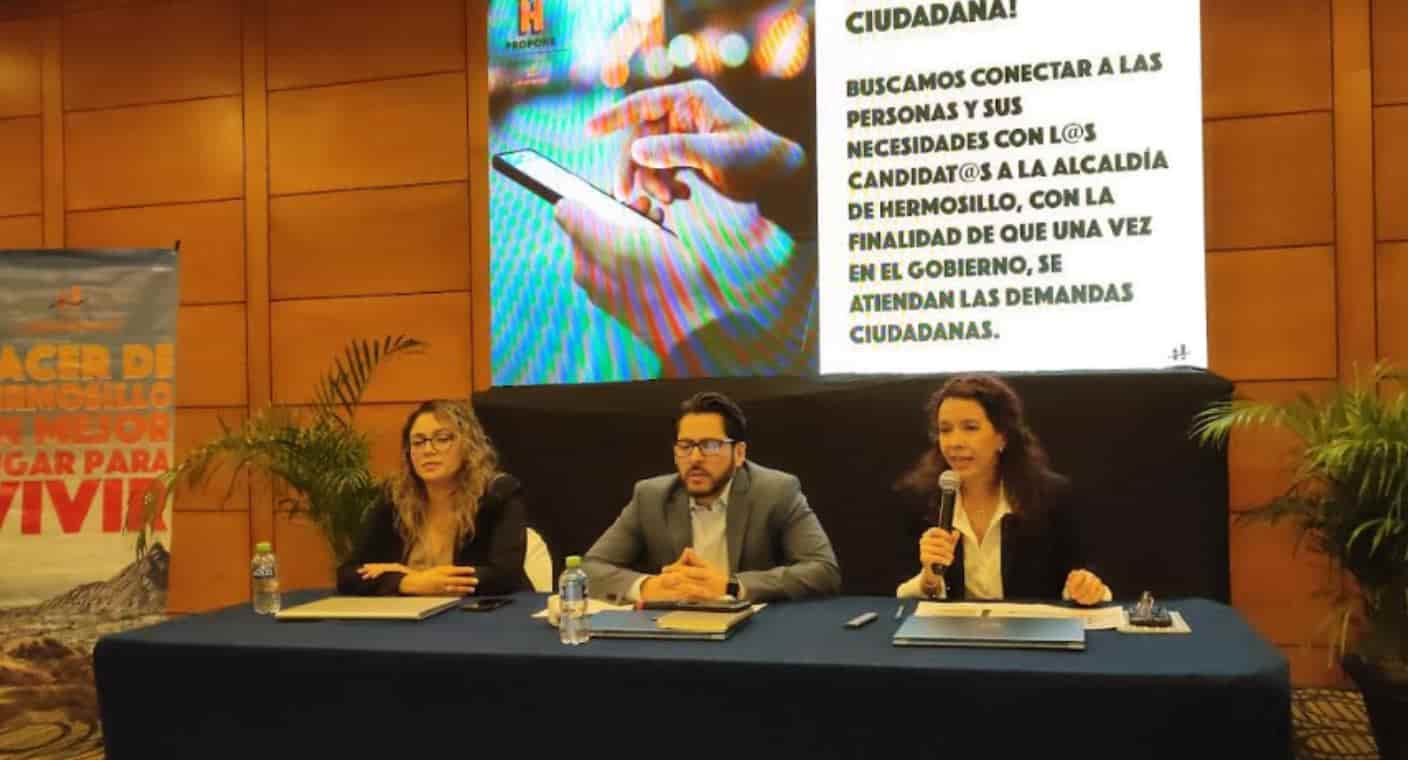 Crean ‘La H Propone’ para que ciudadanos envíen por WhatsApp propuestas a candidatos a la alcaldía de Hermosillo