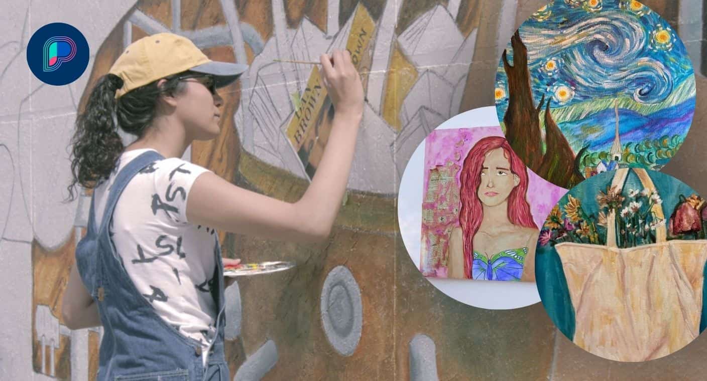 Desde su imaginación e inspirada en la tristeza, Yara Doodles, artista de Nogales,  crea sus obras y busca abrir su academia