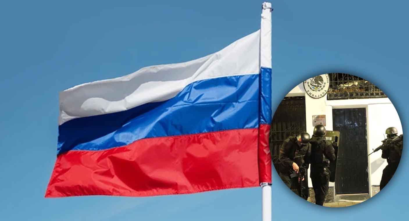 Rusia expresa ‘extrema preocupación’ por asalto policial de Ecuador en Embajada de México en Quito