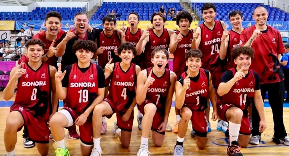 Sonora es campeón en basquetbol categoría 2008-09 varonil, de Nacionales Conade 2024