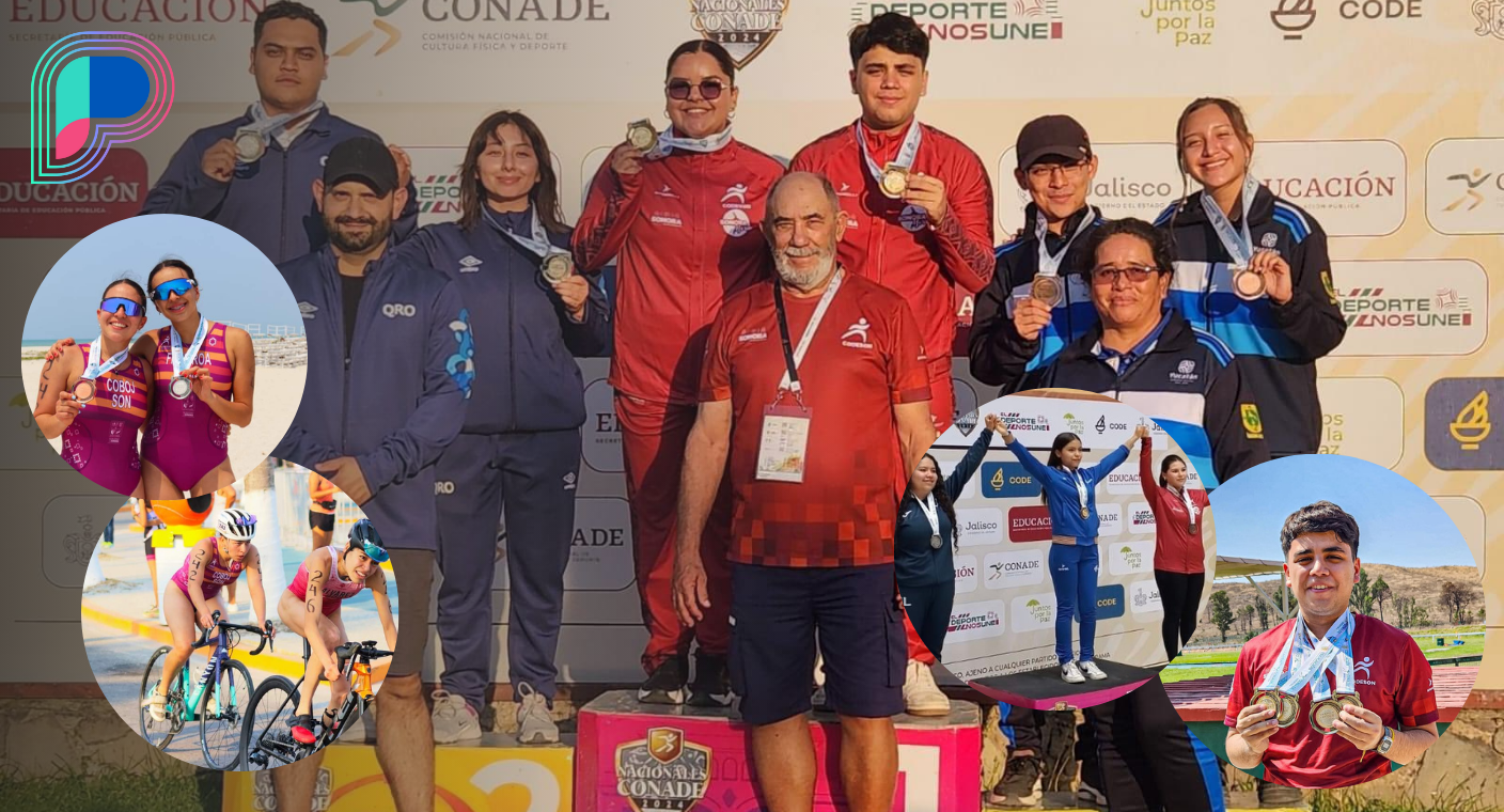 Jóvenes sonorenses ganan medallas de oro, plata y bronce en Nacionales Conade 2024