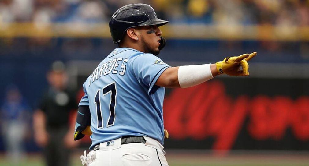 Llega Isaac Paredes a 9 jonrones esta temporada con batazo vs. Azulejos (VIDEO)