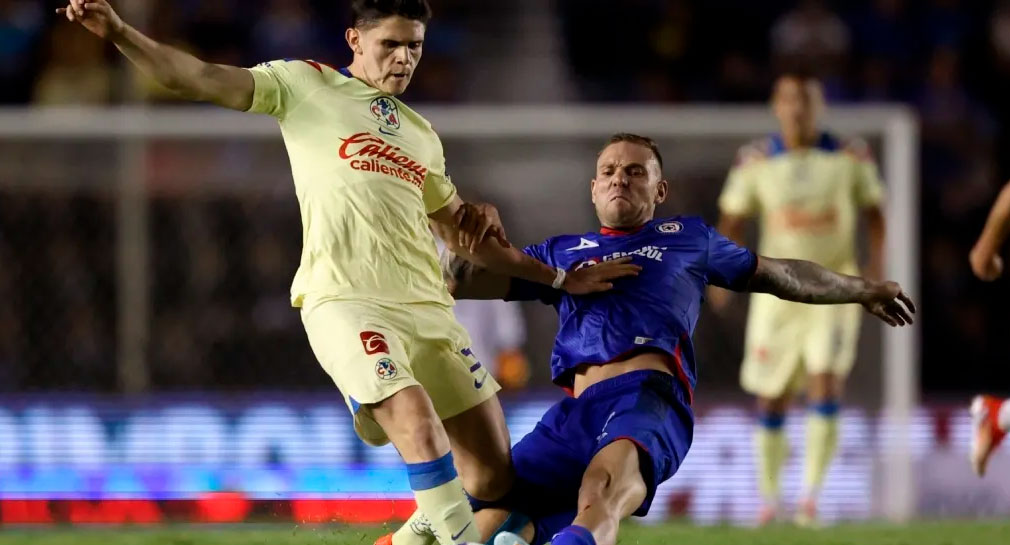 Cruz Azul y América empatan a un gol en la Ida, título se define en el Azteca