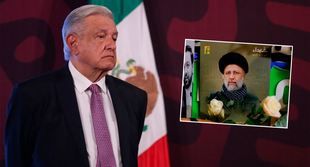 Ofrece AMLO condolencias al pueblo iraní por muerte del presidente Ebrahim Raisí
