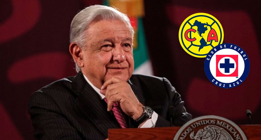 Felicita AMLO al América y Cruz Azul por “aplicarse” en la Final del Clausura 2024