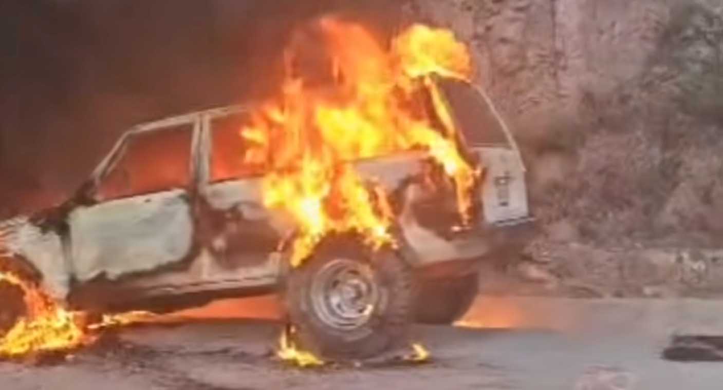 Se incendia vehículo en carretera Ímuris-Nogales por falla mecánica: CEPC Sonora