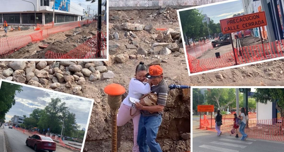 Agradecen ciudadanos obras de rehabilitación en centro de Hermosillo a pesar de aumento de tráfico, contaminación y accidentes (SONDEO)