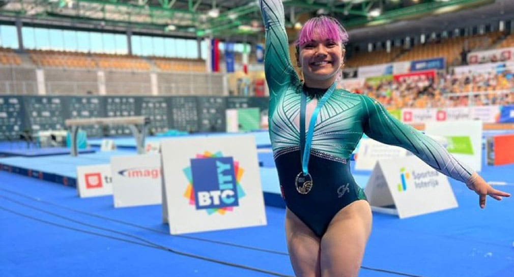Alexa Moreno se lleva el oro en prueba de salto en Copa del Mundo de Gimnasia Artística