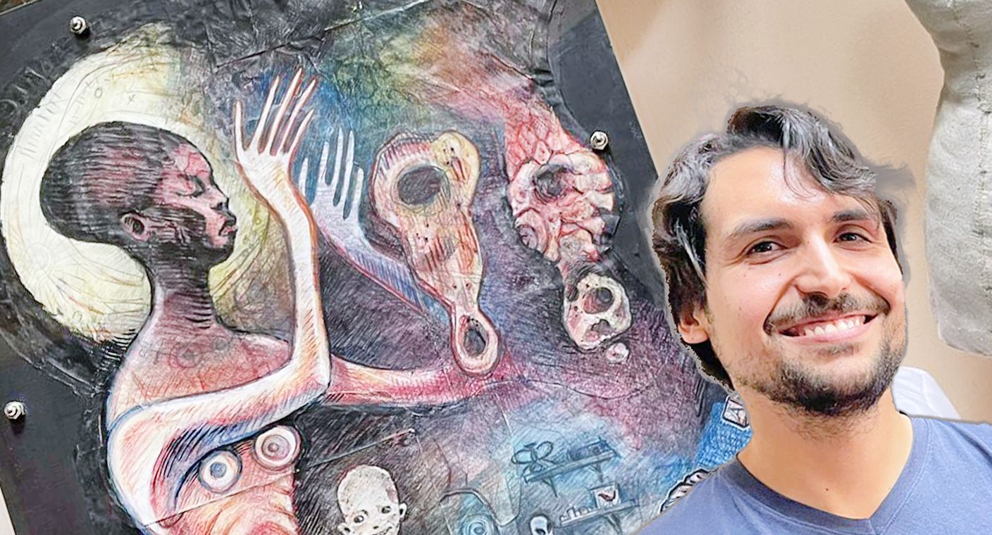 “Siempre me gustó dibujar, imaginar personajes y crear mundos”: pintor hermosillense Noel Corral invita a jóvenes a interesarse en el arte