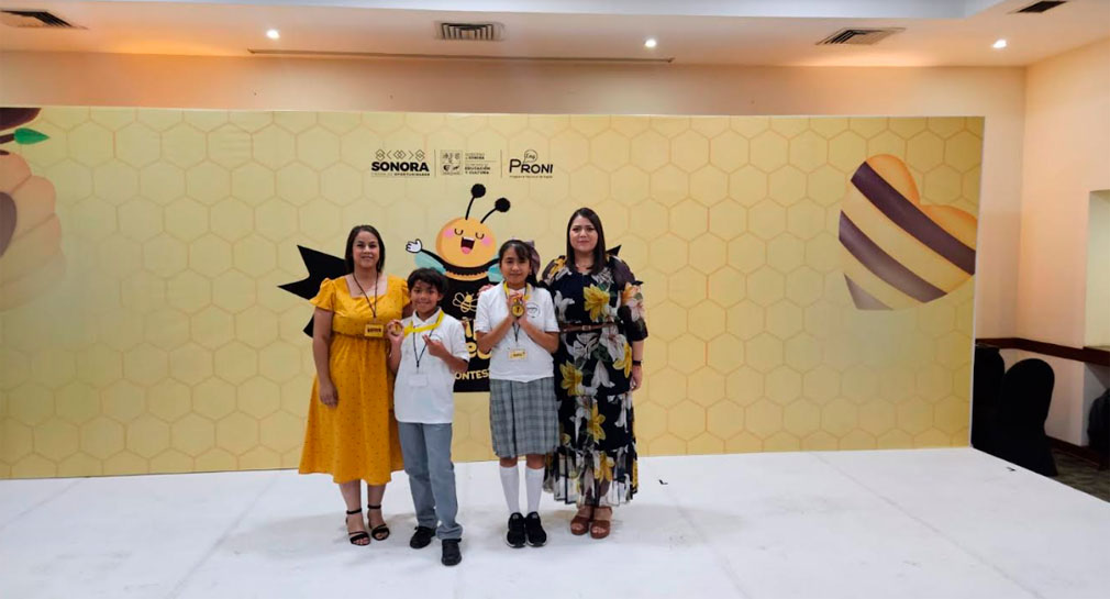 Estudiantes de primaria representarán a Sonora en concurso nacional de deletreo y ortografía en inglés