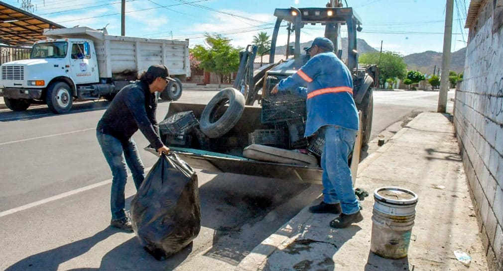 Continuarán jornadas de descacharre durante vacaciones de verano en Hermosillo, invitan a ciudadanos a sacar sus desechos