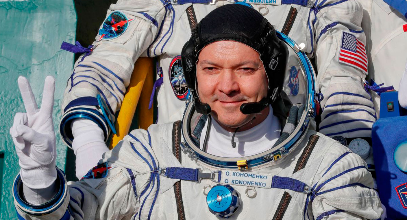 El astronauta Oleg Kononenko es el primer ser humano en permanecer mil días en el espacio