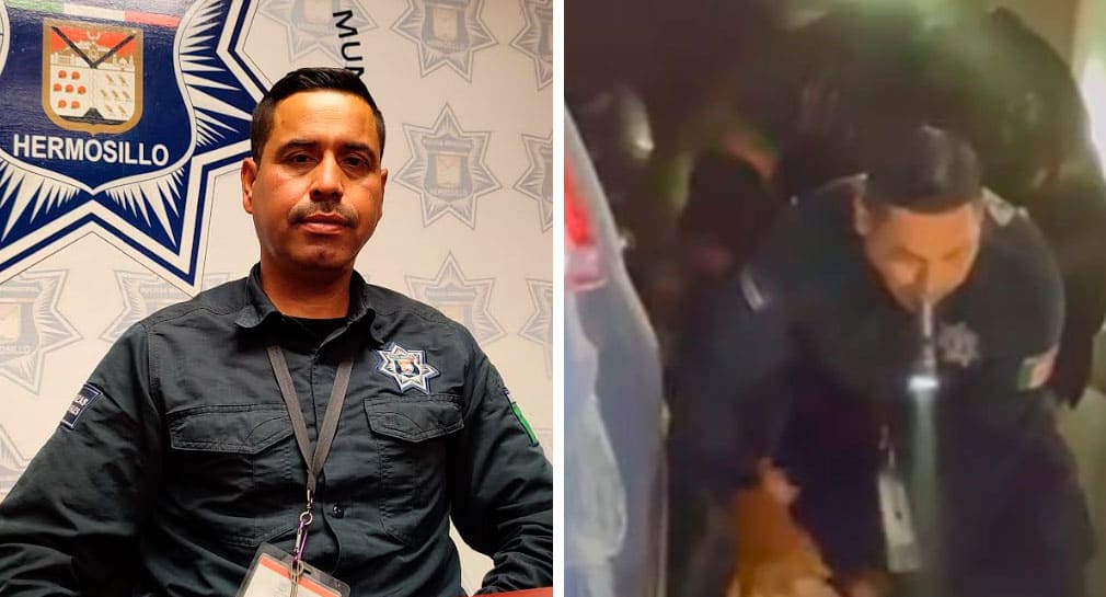 Policía Jesús Vieda rescató de un incendio a una mujer de 70 años en Hermosillo: ‘Uno tiene que actuar por instinto, sin pensarlo dos veces’
