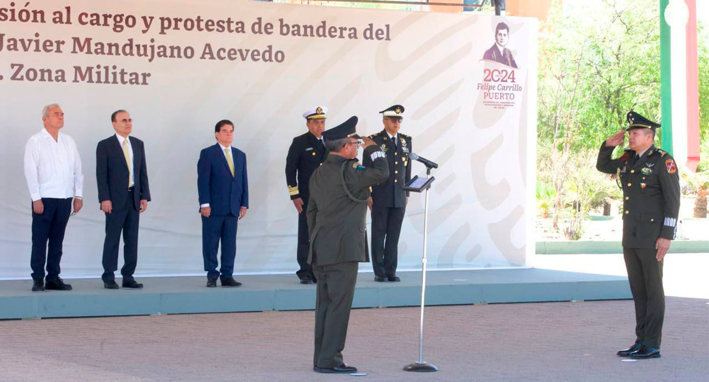 Realiza toma de protesta nuevo comandante de la Cuarta Zona Militar