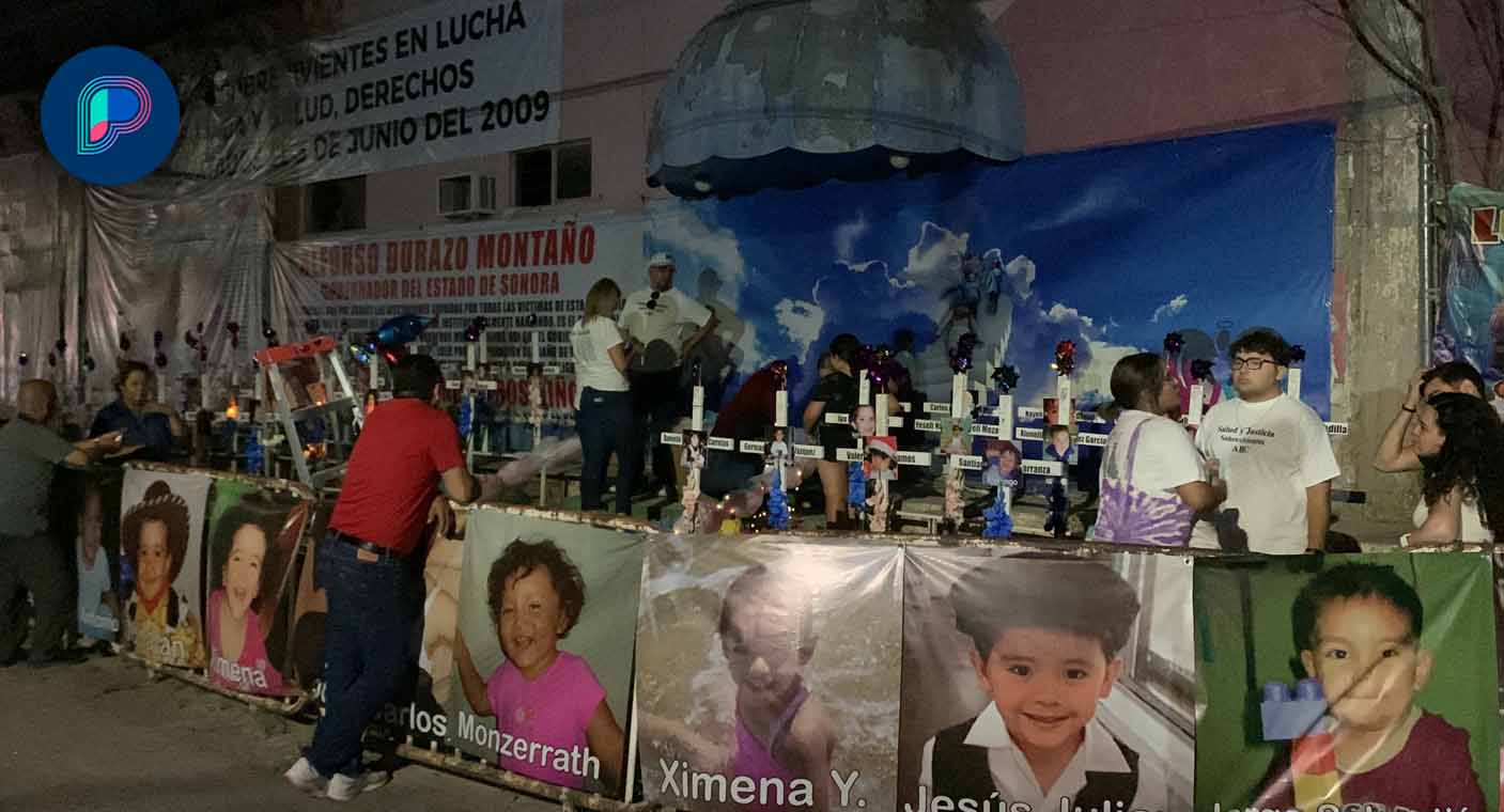 Conmemoran padres y madres de familia de Guardería ABC los 15 años de la tragedia donde fallecieron 49 niñas y niños en Hermosillo