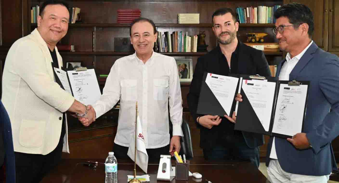 Firman acuerdo para impulsar Plan Sonora de Energías Sostenibles gobernador Alfonso Durazo y empresa canadiense en Hermosillo