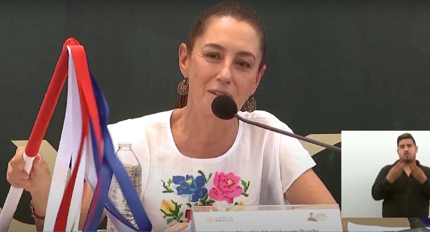Claudia Sheinbaum recibe bastón de mando Seri en su visita a Sonora, ¿qué significado tiene?