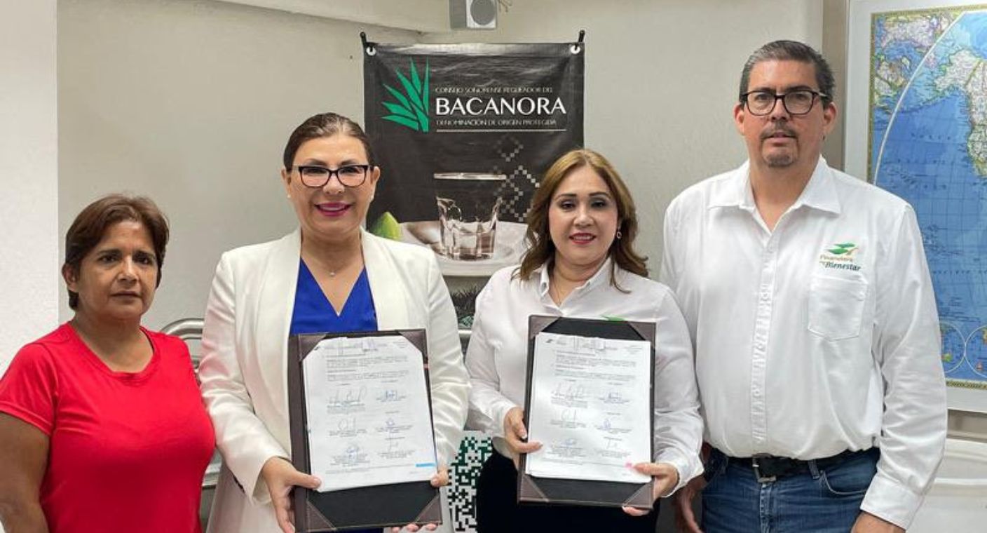 Firman convenio para agilizar apoyos a productores de Bacanora en Sonora que viven fuera de Hermosillo